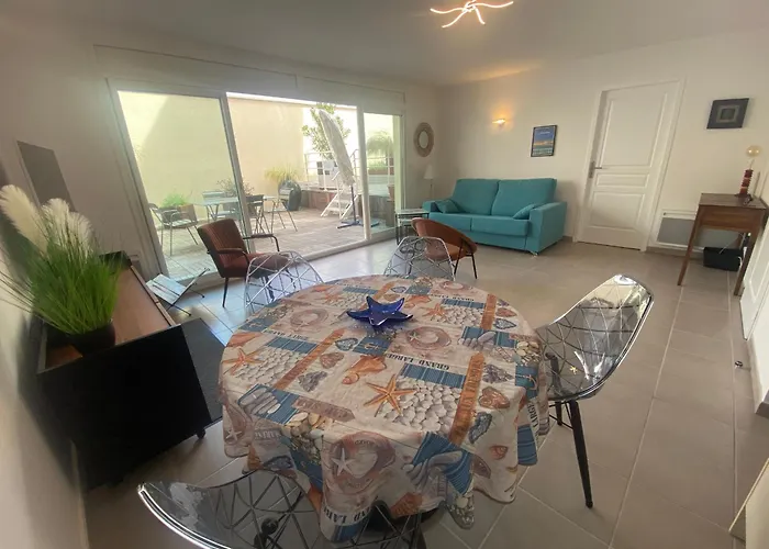 Superbe T2 Avec Wifi, Terrasse 100m², Parking Au Centre D'arcachon - Fr-1-374-207 *