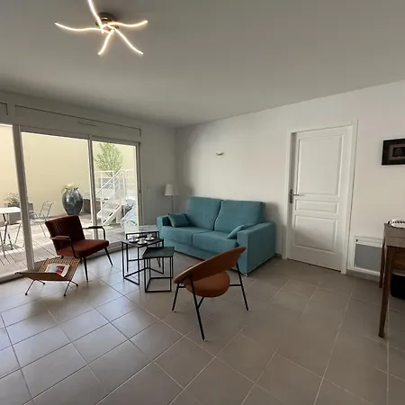Superbe T2 Avec Wifi, Terrasse 100m², Parking Au Centre D'arcachon - Fr-1-374-207 アルカション