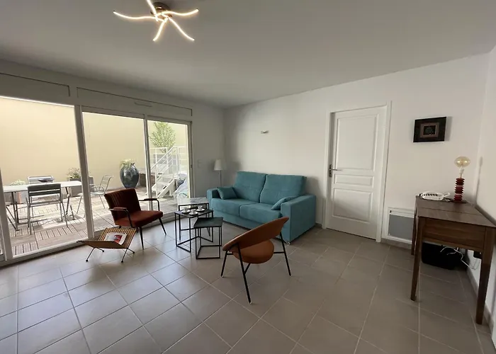 Superbe T2 Avec Wifi, Terrasse 100m², Parking Au Centre D'arcachon - Fr-1-374-207 アルカション
