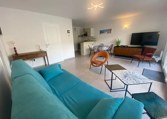 Superbe T2 Avec Wifi, Terrasse 100m², Parking Au Centre D'arcachon - Fr-1-374-207 アパート